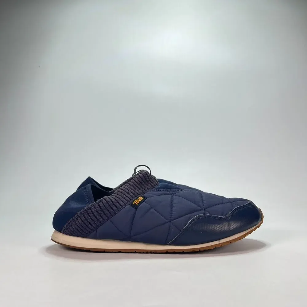 Teva Ember Moc Midnight Navy Quilted Outdoor Camp Shoes 1018226 Men's Size 10